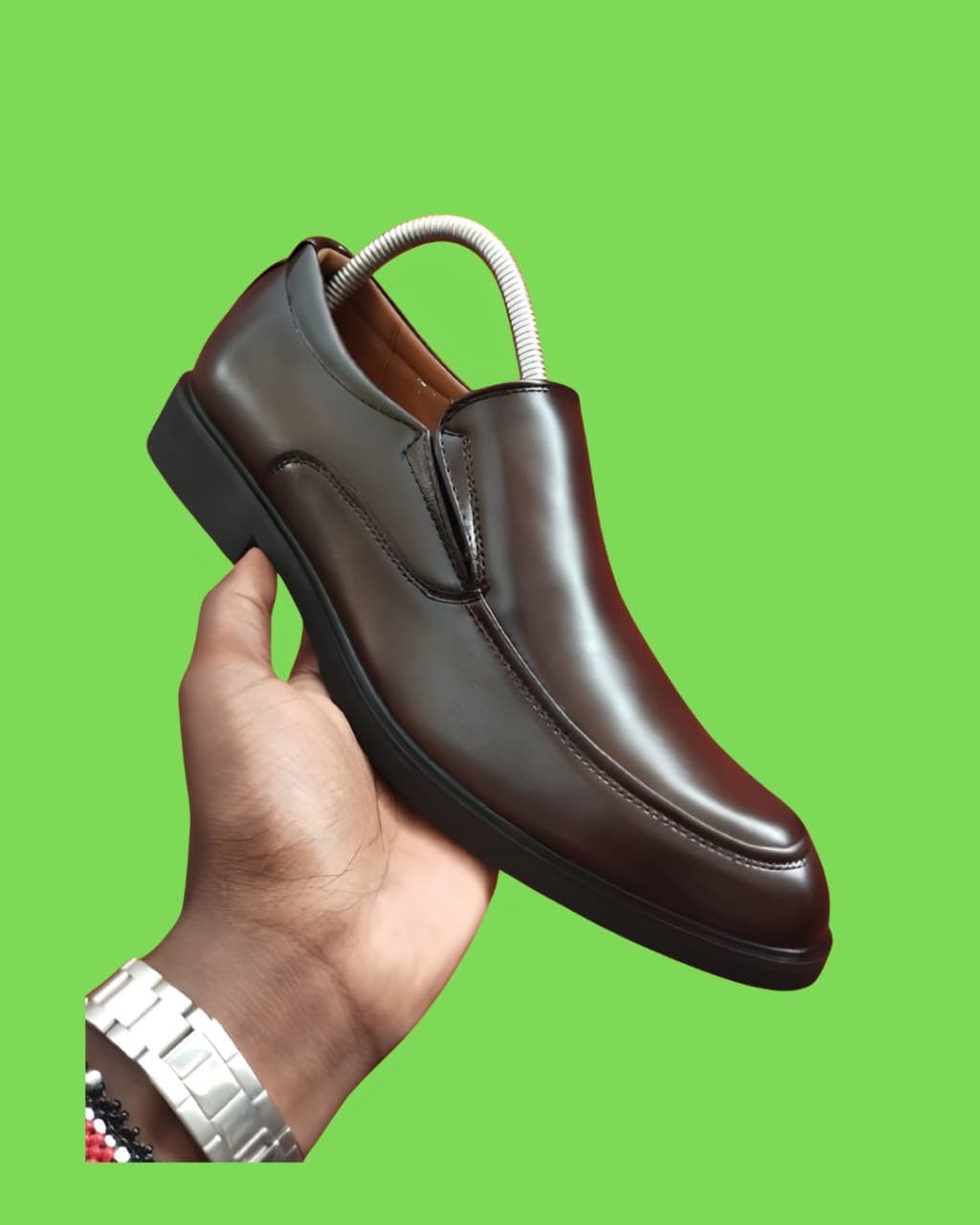 Coffee Brown slip-on shoe for men — Coffee Apron Slip-On