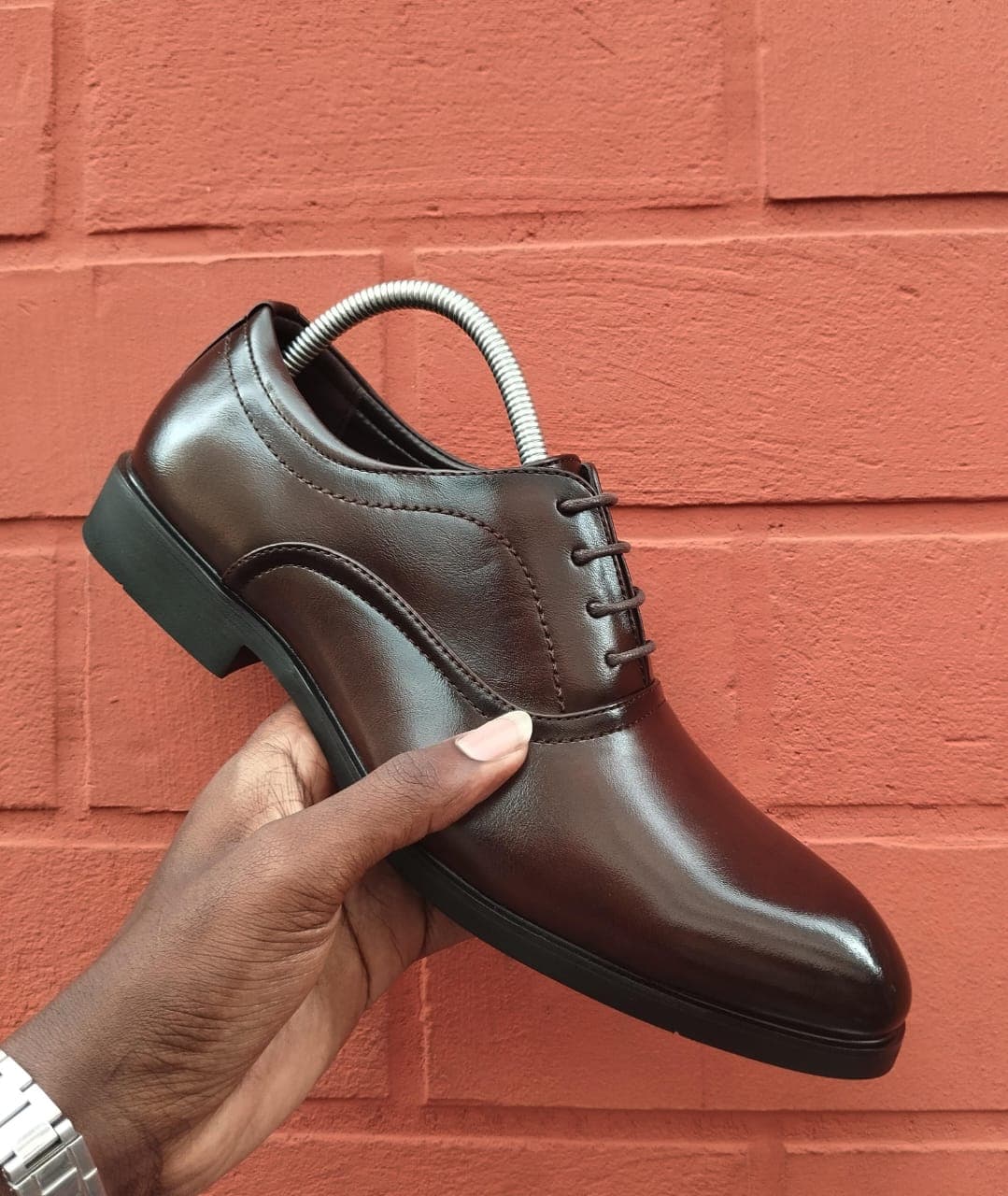 Coffee Brown oxford shoe for men — Coffee Panel Oxford