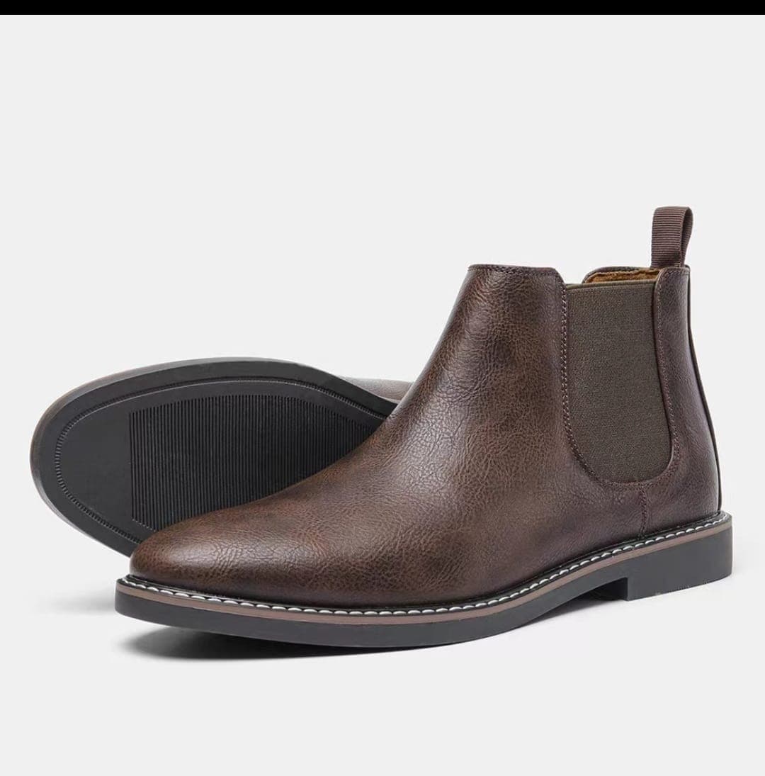 Dark Brown boot shoe for men — Dark Brown Chelsea Boot